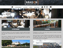 Tablet Screenshot of hotel-aragon.com